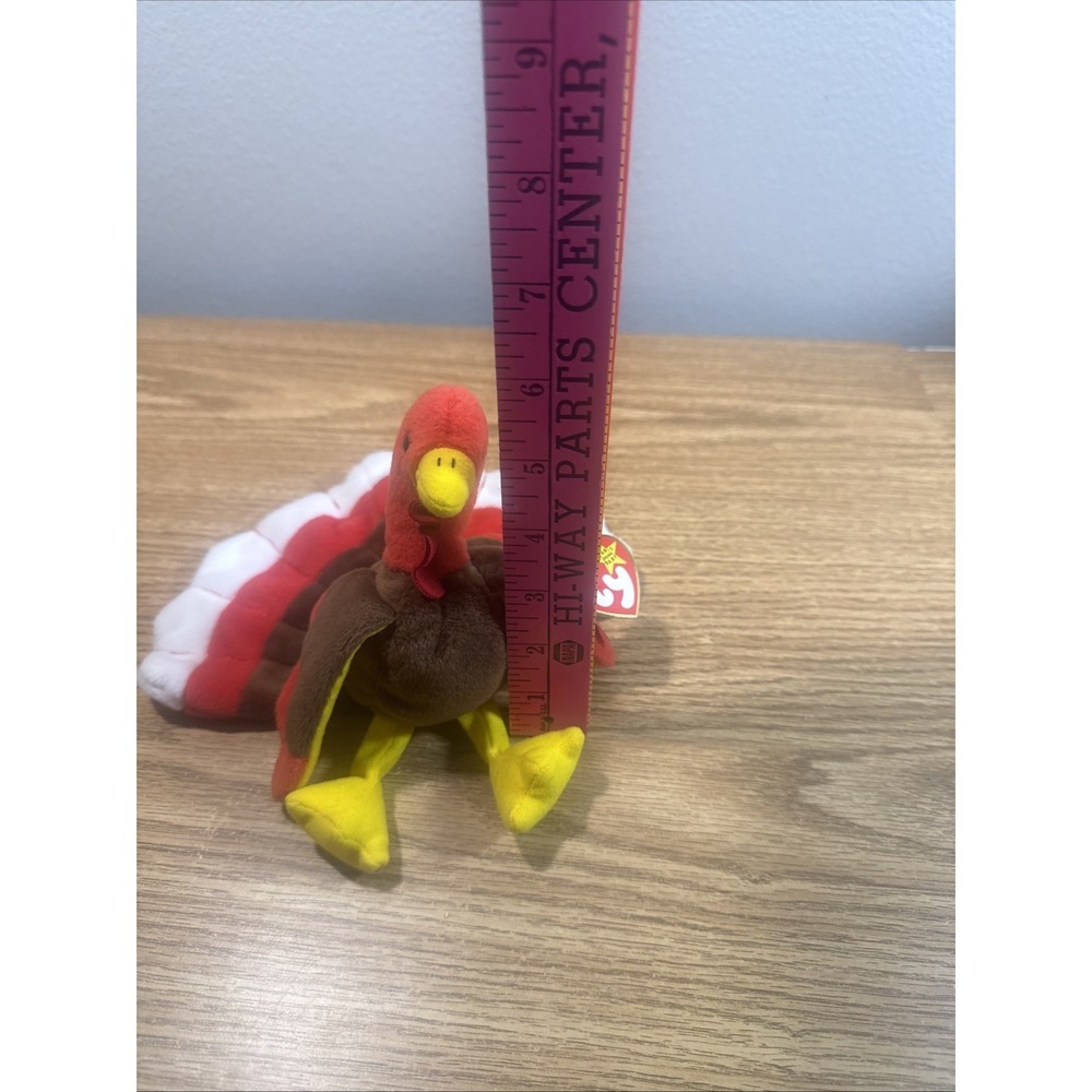 Ty Beanie Babies - Gobbles the Turkey w/Tag Thanksgiving - Picture 8 of 8